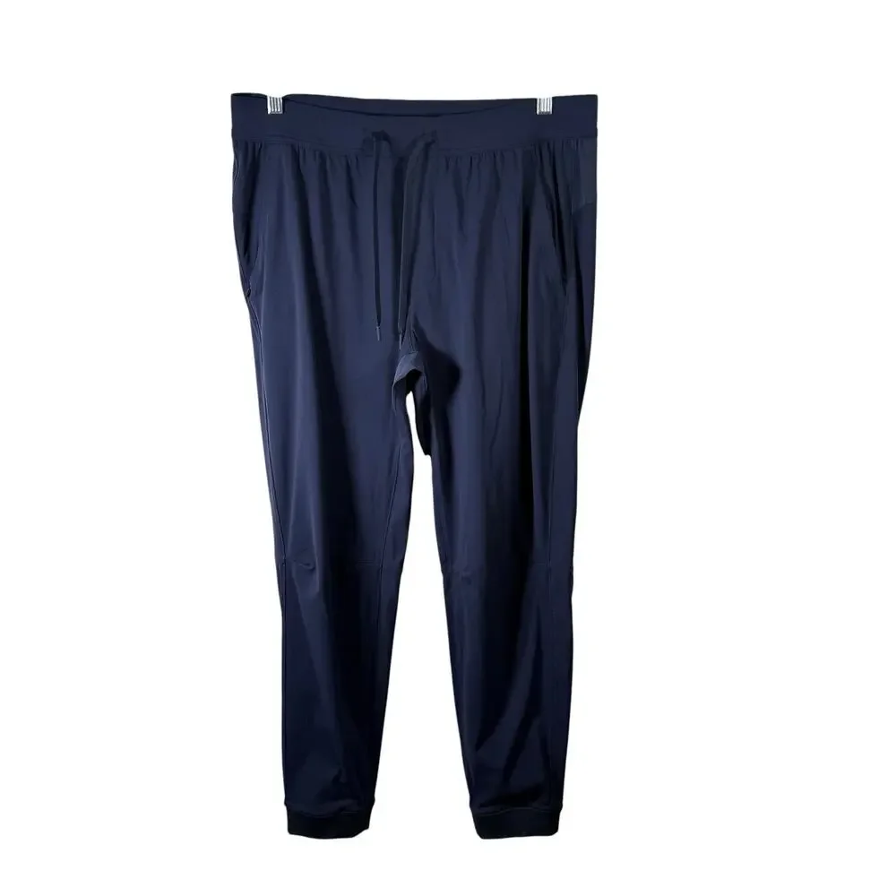 Ten Thousand Interval Jogger Pants Performance Navy Blue Commuter Gym Men Large?